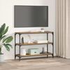 vidaXL Bücherregal Altholz 100 x 33 x 70,5 cm Holzwerkstoff 881114 Bild 4