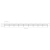 vidaXL Gartenzaun mit Speerspitze Stahl 1603,5 x 125 cm Schwarz 277729 Bild 5