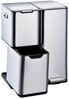 HTI-Living Mülltrennsystem Mülltrennsystem Jannik 60 Liter Silber, Mülleimer Edelstahl mit 3 Behältern Bild 2