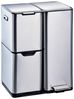 HTI-Living Mülltrennsystem Mülltrennsystem Jannik 60 Liter Silber, Mülleimer Edelstahl mit 3 Behältern Bild 4