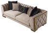 Villa Möbel Sofa Casablanca, 1 Stk. 3-Sitzer, Handmade Quality,strapazierfähiger,pflegeleichter Mikrofaserstoff Bild 5