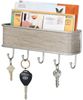 Schlüsselbrett Ablage Holz Schlüsselboard Briefablage Wandorganizer Box mDesign Bild 3