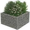 vidaXL Gabionen-Hochbeet Verzinkter Stahl 90×90×50 cm 143557 Bild 4
