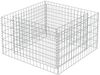 vidaXL Gabionen-Hochbeet Verzinkter Stahl 90×90×50 cm 143557 Bild 3