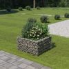 vidaXL Gabionen-Hochbeet Verzinkter Stahl 90×90×50 cm 143557 Bild 1