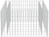 vidaXL Gabionen-Hochbeet Verzinkter Stahl 90×90×50 cm 143557 Bild 5