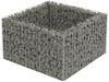 vidaXL Gabionen-Hochbeet Verzinkter Stahl 90×90×50 cm 143557 Bild 2