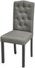 vidaXL Esszimmerstühle 4 Stk. Grau Stoff [242224] Bild 2