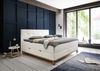Catania Boxspringbett weiß EicheKunstleder 209cm x 182cm x 116cm Bild 2