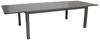 Großer Gartentisch Ausziehtisch Glas/Aluminium grau ausziehbar 180-240 cm Bild 3