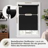 Sekey Seitenzugrollo Verdunkelung ohne Bohren Blickdicht Schwarz 130x150cm Bild 5