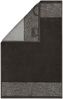 CAWÖ Gästetuch, 3er Pack - Luxury Home, C Two-Tone, Walkfrottier Basalt 30x50cm Bild 2
