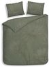Heckett and Lane Bettwäsche Heckett & Lane Satin Bettwäsche 135x200 Mesa Forest Green Kaktusblüte, Mako-Satin, 2 teilig, für den Sommer und Winter Bild 4