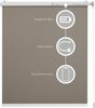 Lichtblick Sonnenschutzsysteme GmbH Bluetooth-Rollo Palermo 65 cm x 190 cm (BxL) choco Verdunkelnd & Thermofuntion; Klemm- und schraubbar; Motor per App oder manuell steuerbar Bild 3