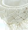 Dekoleidenschaft Pflanzschale Wandkorb "Makramee" aus Baumwolle & Canvas, beige, Aufbewahrungskorb (2 St, im Set), Wandpflanzer, Hängekorb im Boho Chic, Pflanzkorb, Wandpflanztopf Bild 5