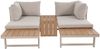 Lounge-Set Grumo, Aluminium, Beige Bild 2