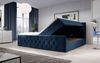 Boxspringbett Velutto mit Stauraum 180x200 Blau H4 (100kg+) Bild 3