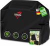 KESSER® Premium BBQ Grillabdeckung Gasgrill Grillhaube Abdeckung Wetterfest - für Weber, Brinkmann, Char Broil Grill Abdeckhaube Schutzhülle | 600D Oxford- Gewebe Reißfest Schwarz, 183 x 66 x 137 cm (BxTxH) Bild 1