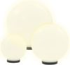vidaXL 6 Stk. LED-Gartenleuchten-Set Kugelförmig 20/30/40 cm PMMA 277146 Bild 4