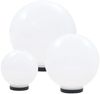 vidaXL 6 Stk. LED-Gartenleuchten-Set Kugelförmig 20/30/40 cm PMMA 277146 Bild 3