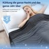 Elegear Sommerbettdecke kühldecken zum schlafen kühlende bettdecke sommerdecke 150x200/200x220, Bezug: ‎Oberfläche: 75% Nylon 25% Polyester, Rückseite: 100% natürliche Bambusfaser, kühldecke sommer, Q-Max>0,5, Atmungsaktive Sofadecke, Reisedecke Bild 2