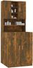 vidaXL Waschmaschinenschrank Räuchereiche Holzwerkstoff 3120182 Bild 5
