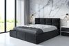 Polsterbett RADIC-OM 160x200 mit Bettkasten und Lattenrost. Farbe: Schwarz 20 Bild 2