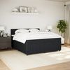 vidaXL Boxspringbett mit Matratze Schwarz 180x200 cm Samt 3290114 Bild 4