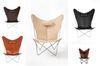 KS Chair Ledersessel Edelstahl Cognac Bild 3