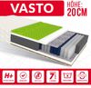 Matratze 90x200 Taschenfederkern VASTO 7 Zonen H3 H4 20 cm Kokos HR Schaum Klimafaser Polyurethanschaum JERSEY Bild 5