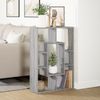 vidaXL Bücherregal Grau Sonoma 63x20x90 cm Holzwerkstoff 858143 Bild 4