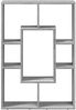 vidaXL Bücherregal Grau Sonoma 63x20x90 cm Holzwerkstoff 858143 Bild 5