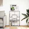 vidaXL Bücherregal Grau Sonoma 63x20x90 cm Holzwerkstoff 858143 Bild 3