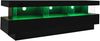 TV-Schrank 160x38x50,5 cm in Schwarz Hochglanz mit 3 Glasablagen, LED und Bluetooth-Steuerung Bild 5