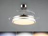 LED Deckenleuchte VOLDA mit Ventilator und Fernbedienung Ø 49cm - max. 106cm Bild 3