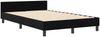 vidaXL Boxspringbett mit Kopfteil Schwarz 120 x 190 cm Samt 3344929 Bild 4