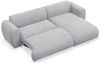 Selsey 'Emia' Ecksofa mit Chenillebezug und Schlaffunktion, Grau, rechts Bild 4