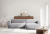 Selsey 'Emia' Ecksofa mit Chenillebezug und Schlaffunktion, Grau, rechts Bild 2
