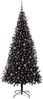 vidaXL Weihnachtsbaum mit 300 LEDs mit Ständer Schwarz 210 cm PVC 3396493 Bild 3