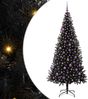 vidaXL Weihnachtsbaum mit 300 LEDs mit Ständer Schwarz 210 cm PVC 3396493 Bild 2