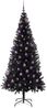 vidaXL Weihnachtsbaum mit 300 LEDs mit Ständer Schwarz 210 cm PVC 3396493 Bild 4