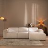 Bronx71 Ecksofa Maine Chenille beige rechts Bild 3