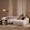 Bronx71 Ecksofa Maine Chenille beige rechts Bild 4