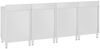 Edelstahl Arbeitsschrank mit Aufkantung LEDO 240x60x96cm, Mit Staufach, Edelstahl Gastro-Arbeitstisch Arbeitsfläche Gastro-Küchenschrank Bild 4
