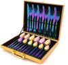Faizee Home Besteck-Set Besteck-Set faizee home ModernStyle Besteckset 5-farbig Bild 2
