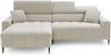 Wohnlandschaft >Stanislaw< elektr. Sitztiefenverstellung, Cord taupe - 256x100x180cm (BxHxT) Bild 4