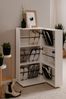 Schuhschrank >Satos< in weiß - 50x105x34cm (BxHxT) Bild 3