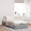 vidaXL Ottoman-Bett ohne Matratze Hellgrau 80x200 cm Stoff 3310833 Bild 3