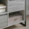 vidaXL TV-Schränk Graues Sonoma 100 x 36 x 49,5 cm Holzwerkstoff 886507 Bild 4