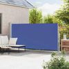 Seitenmarkise Ausziehbar, Balkon Sichtschutz 180x500 cm Blau Bild 3